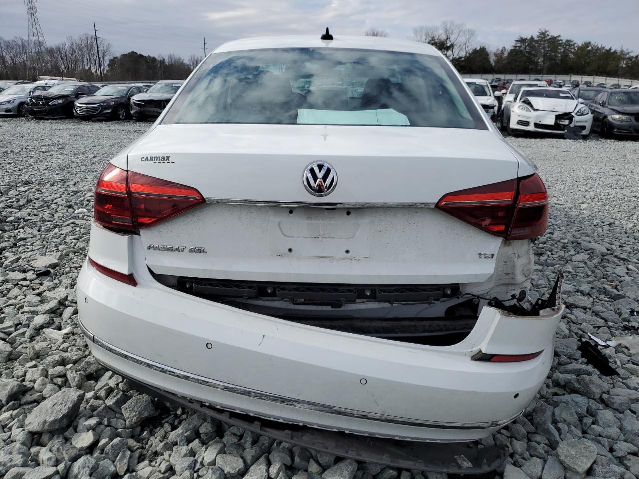 2017 Volkswagen Passat VIN 1VWCT7A36HC019827 Copart auction photo, rear end / minor dent/scratches damage thumbnail 6