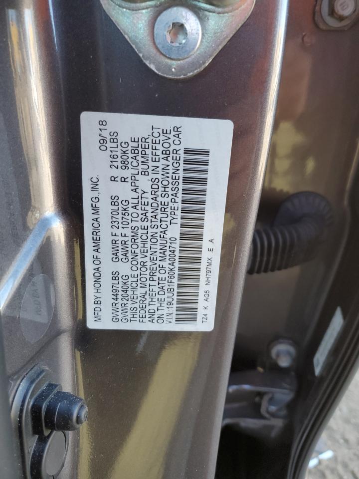 2019 Acura TLX VIN 19UUB1F60KA004710 Copart auction photo, front end damage thumbnail 14