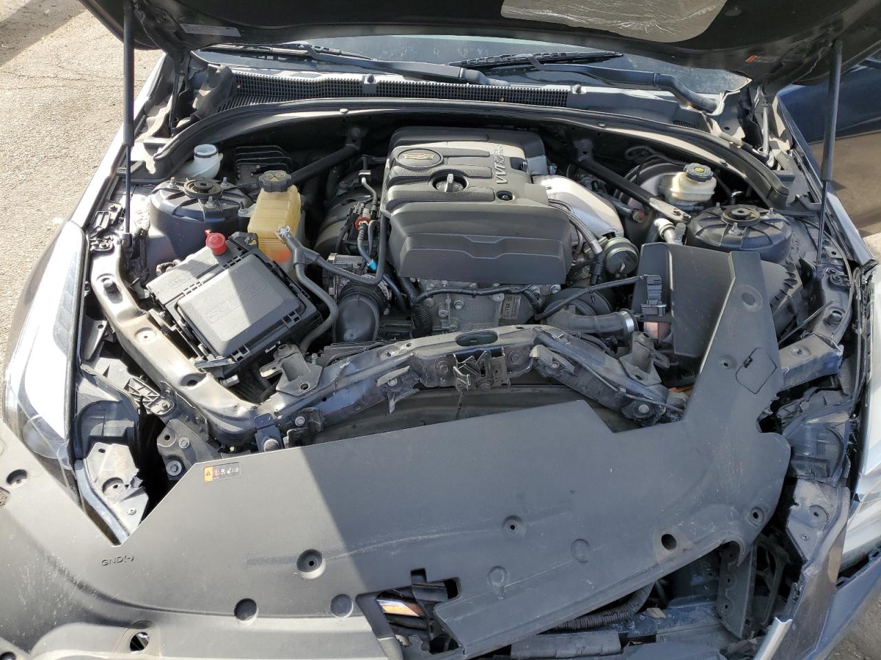 2017 Cadillac ATS VIN 1G6AH5SXXH0158865 Copart auction photo, front end damage thumbnail 12