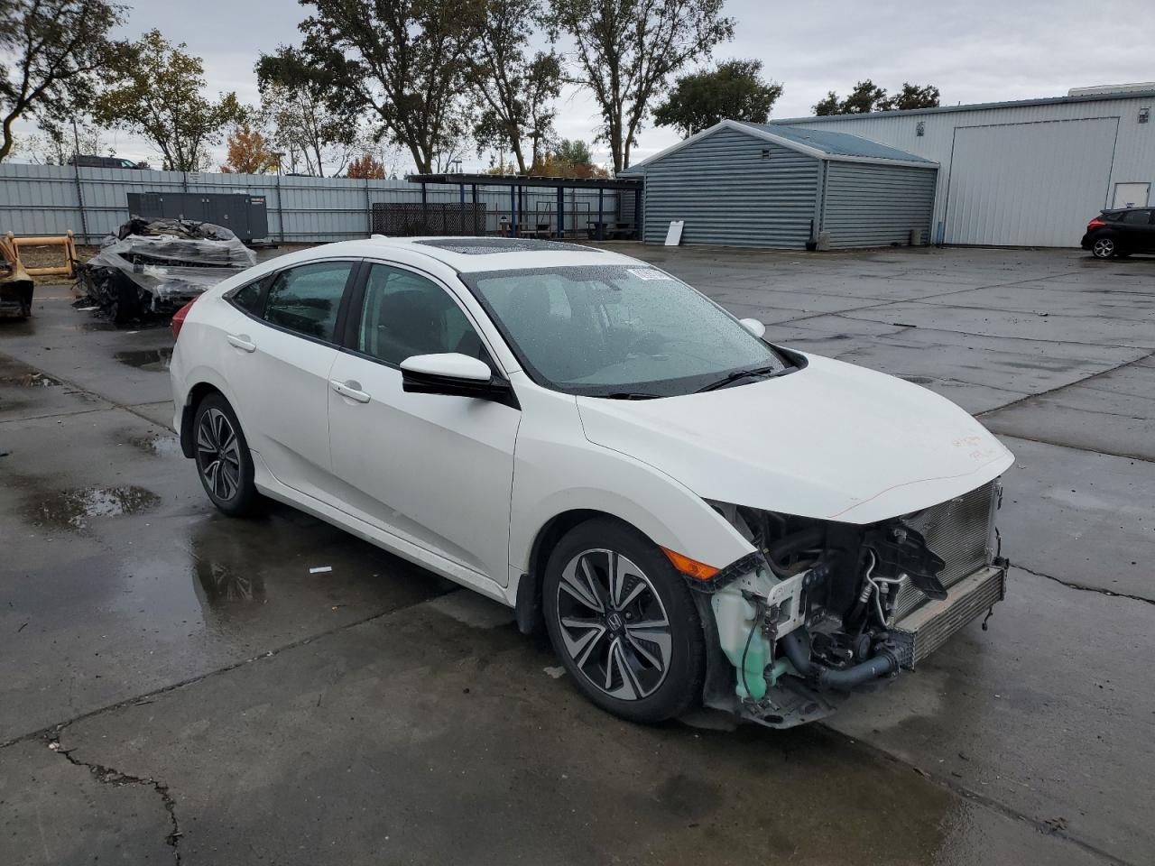2017 Honda Civic VIN 19XFC1F39HE201648 Copart auction photo, front end damage thumbnail 4
