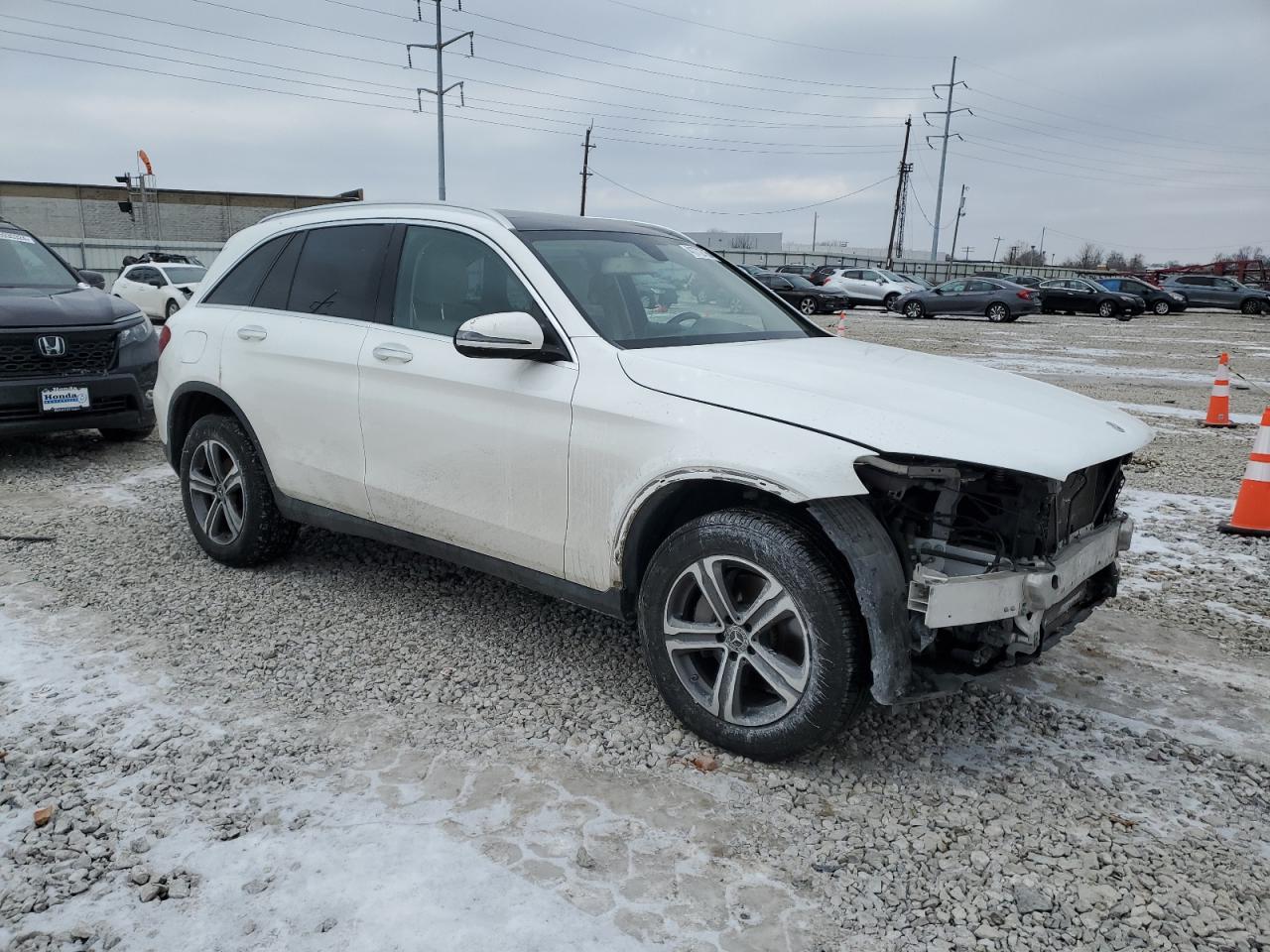 2019 Mercedes-Benz GLC VIN WDC0G4KBXKV192318 Copart auction photo, front end damage thumbnail 4