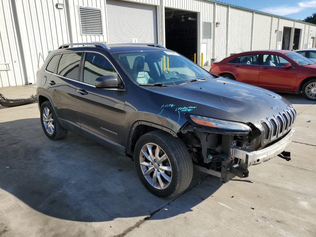 2014 Jeep Grand Cherokee VIN 1C4PJLDB5EW238536 Copart auction photo, front end damage thumbnail 4