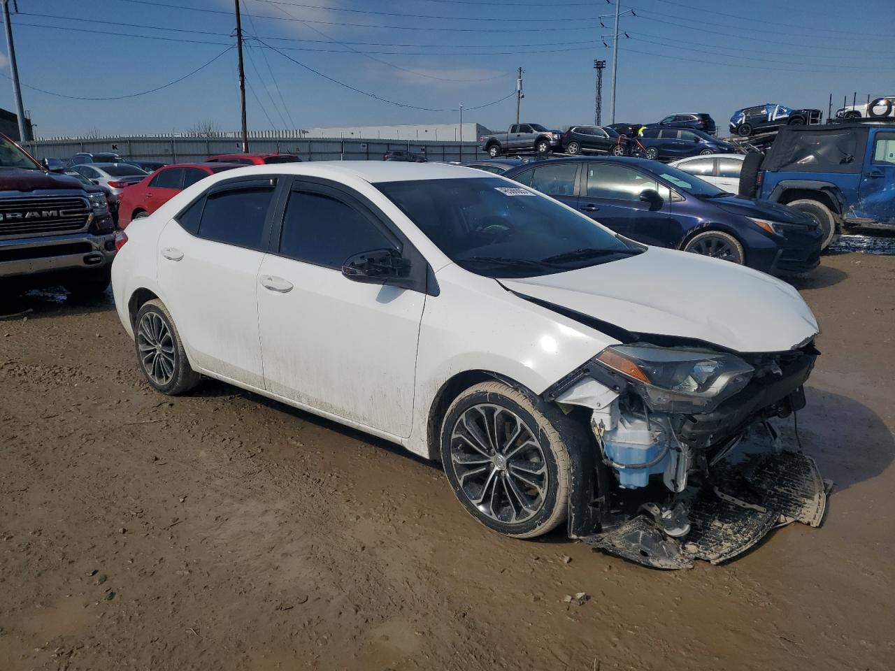 2016 Toyota Corolla VIN 2T1BURHE4GC675383 Copart auction photo, front end damage thumbnail 4