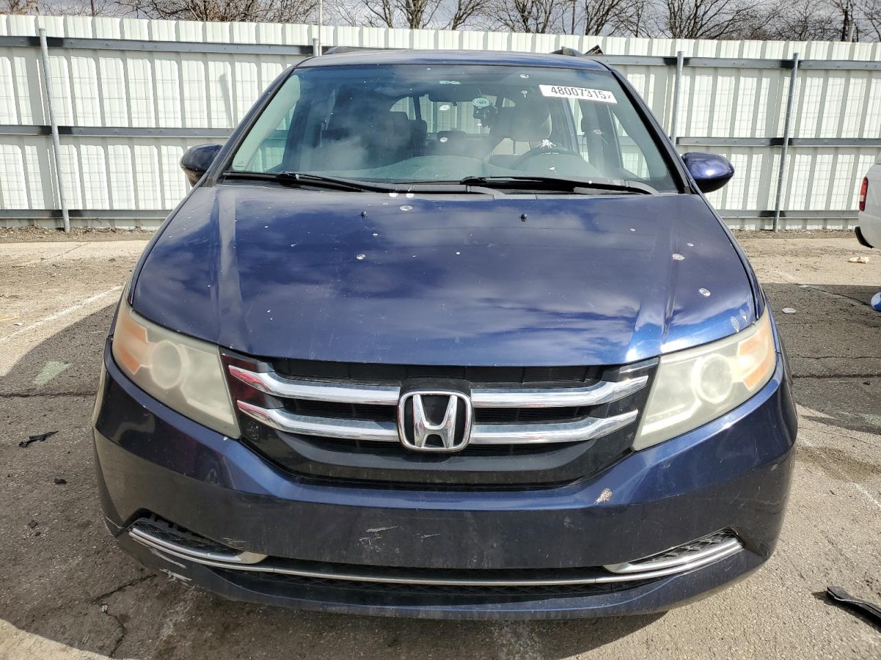 2016 Honda Odyssey VIN 5FNRL5H36GB032733 Copart auction photo, side / rear end damage thumbnail 5