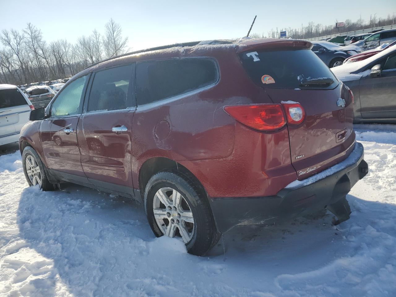 2011 Chevrolet Traverse VIN 1GNKVJED9BJ102638 Copart auction photo, all over damage thumbnail 2