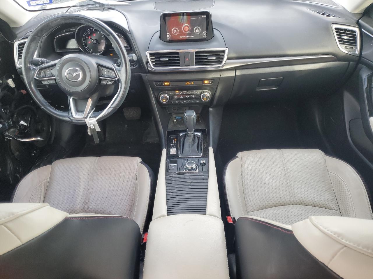 2017 Mazda 3 VIN 3MZBN1M37HM129671 Copart auction photo, front end / mechanical damage thumbnail 8