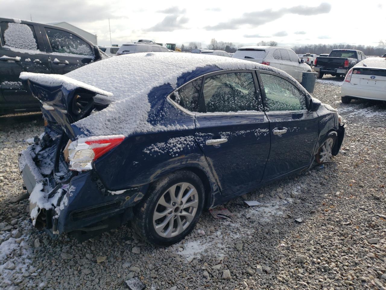 2017 Nissan Sentra VIN 3N1AB7AP7HY336476 Copart auction photo, rear end / front end damage thumbnail 3