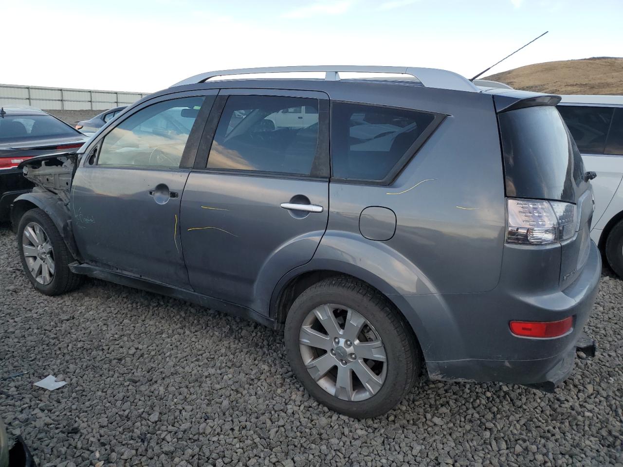 2008 Mitsubishi Outlander VIN JA4MT41X68Z004048 Copart auction photo, front end / side damage thumbnail 2