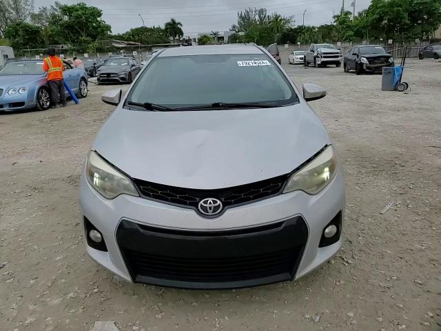 2015 Toyota Corolla VIN 2T1BURHE5FC458634 Copart auction photo, side damage thumbnail 13