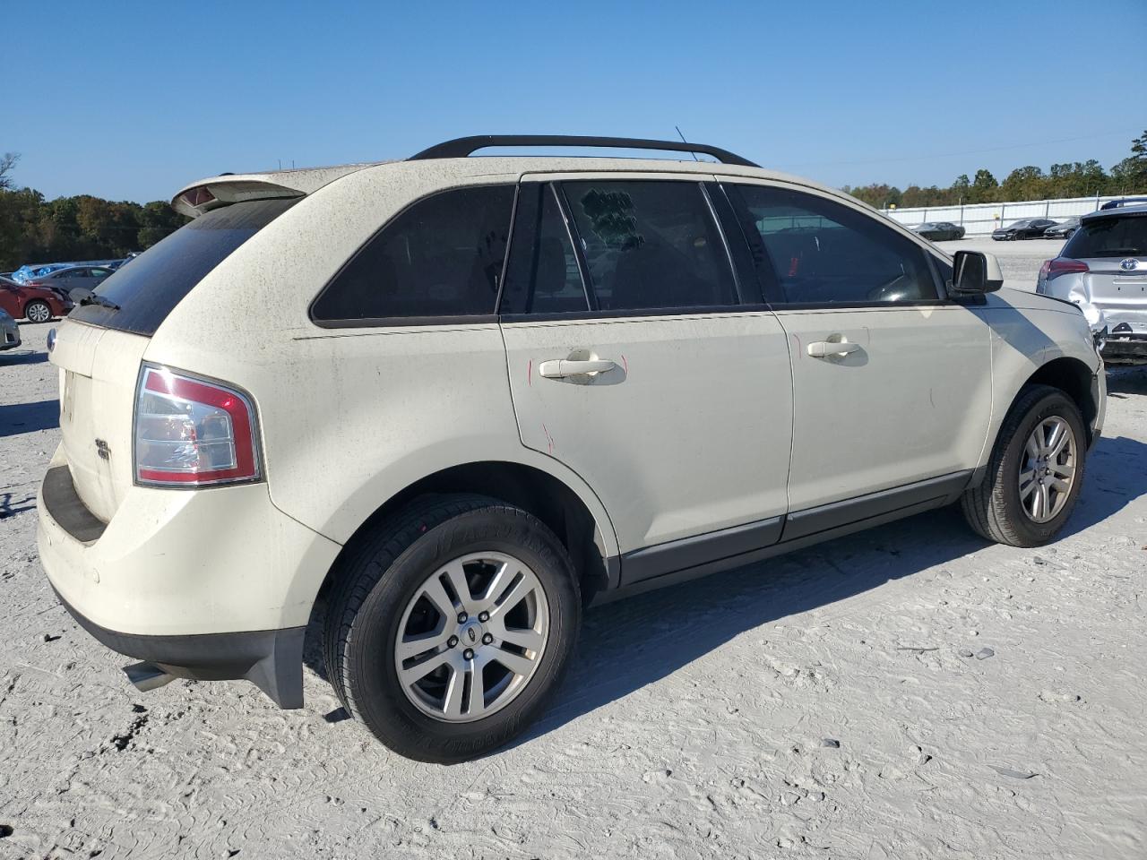 2008 Ford Edge VIN 2FMDK48CX8BA42747 Copart auction photo, front end / minor dent/scratches damage thumbnail 3