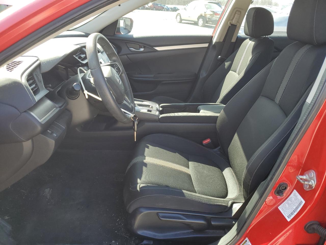 2018 Honda Civic VIN 2HGFC2F55JH527496 Copart auction photo, front end / side damage thumbnail 7