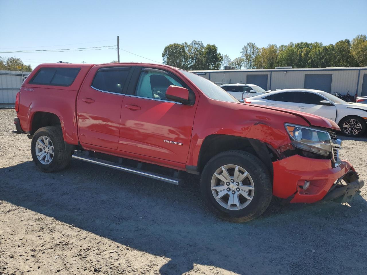 2017 Chevrolet Colorado VIN 1GCGTCEN8H1186873 Copart auction photo, all over / undercarriage damage thumbnail 4