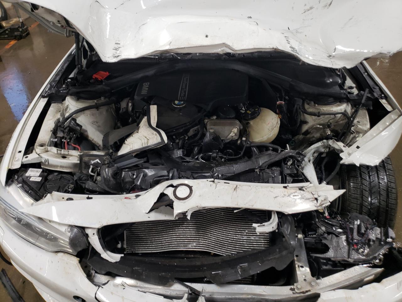 2015 BMW 4er VIN WBA3N5C5XFK198230 Copart auction photo, front end damage thumbnail 11