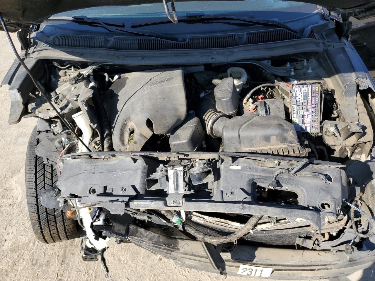2017 Ford Explorer VIN 1FM5K7D80HGA62022 Copart auction photo, all over damage thumbnail 13