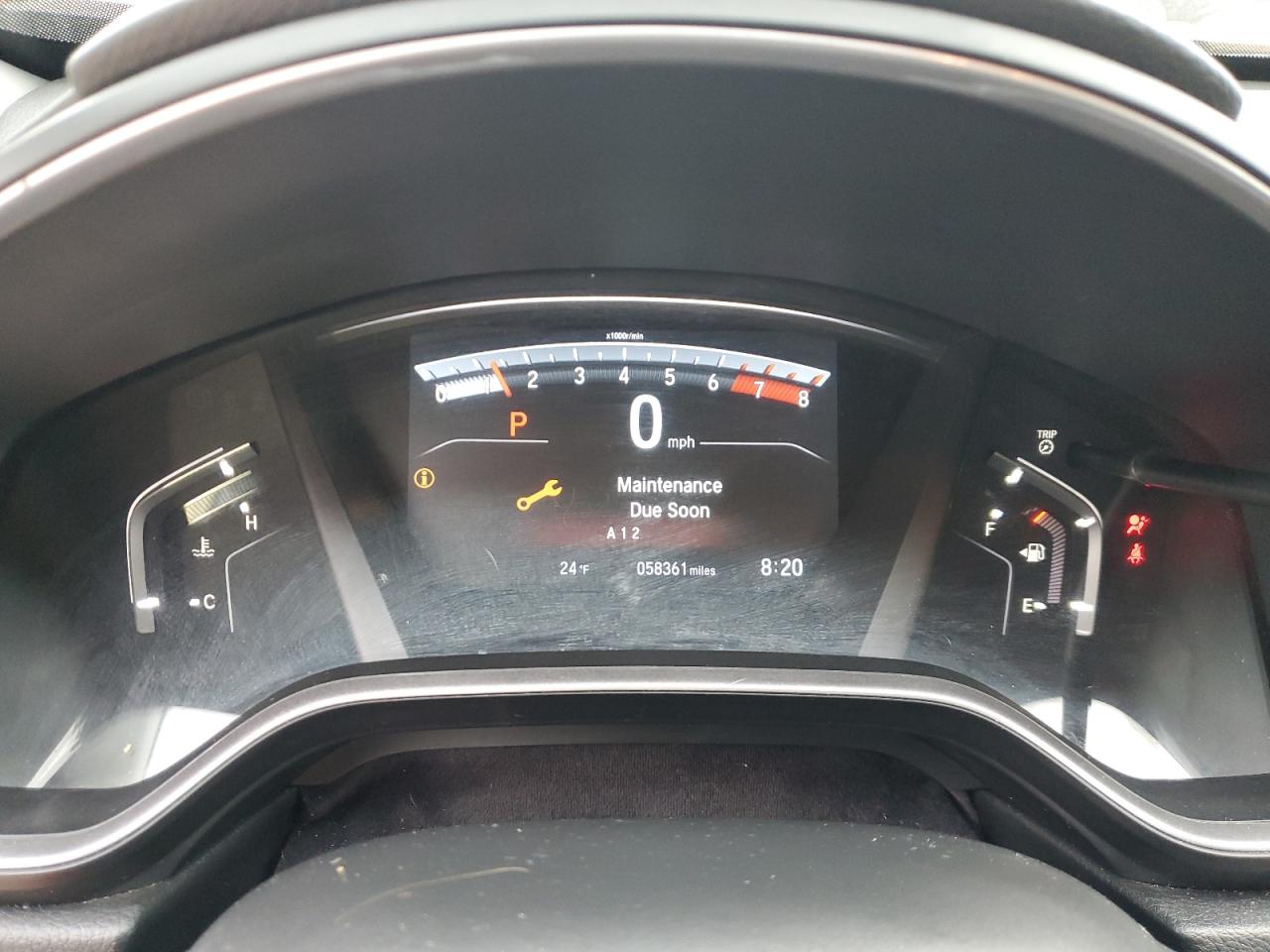 2018 Honda CR-V VIN 7FARW2H58JE062898 Copart auction photo, rear end / side damage thumbnail 9
