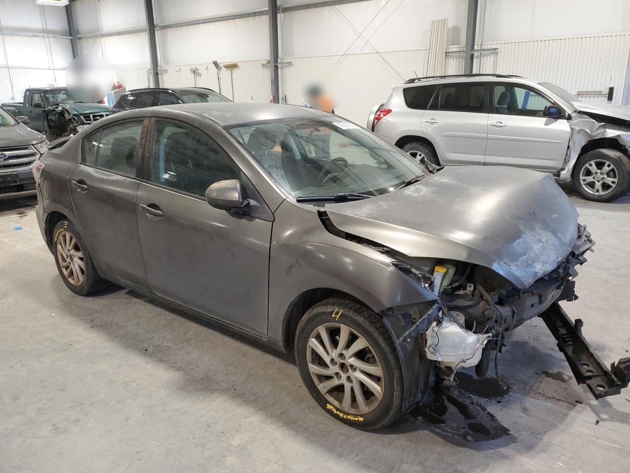 2013 Mazda 3 VIN JM1BL1VP8D1734994 Copart auction photo, front end damage thumbnail 4