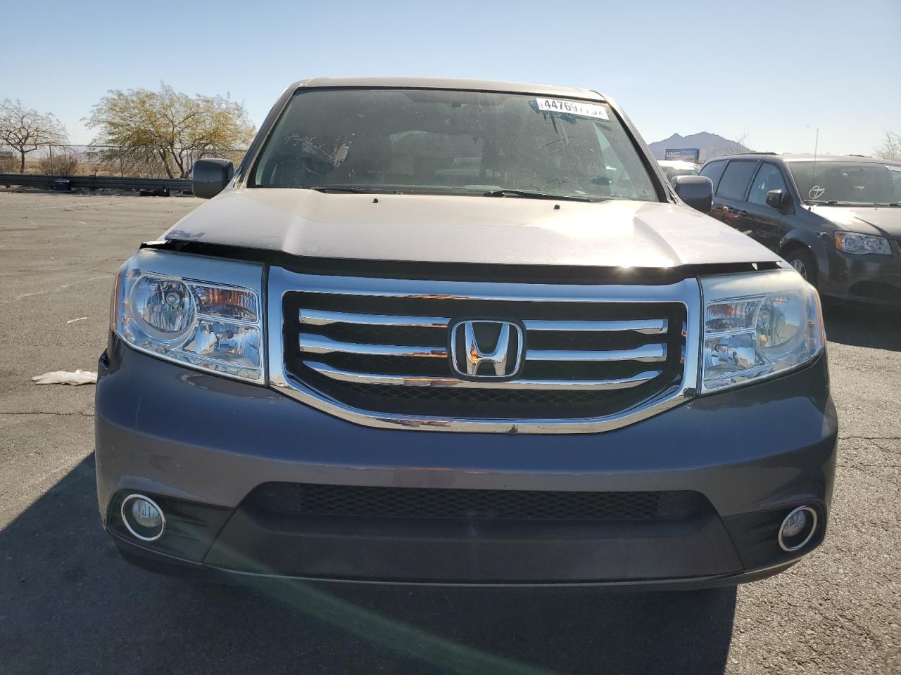 2014 Honda Pilot VIN 5FNYF3H55EB003133 Copart auction photo, front end / side damage thumbnail 5