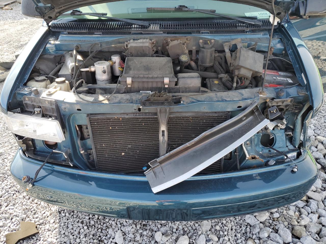 2002 Chevrolet Astro VIN 1GNDM19XX2B155603 Copart auction photo, front end / rear end damage thumbnail 12