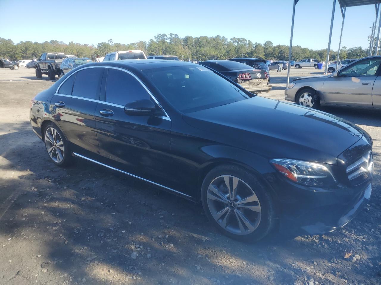 2020 Mercedes-Benz C-klasse VIN 55SWF8DB9LU323308 Copart auction photo, water/flood damage thumbnail 4