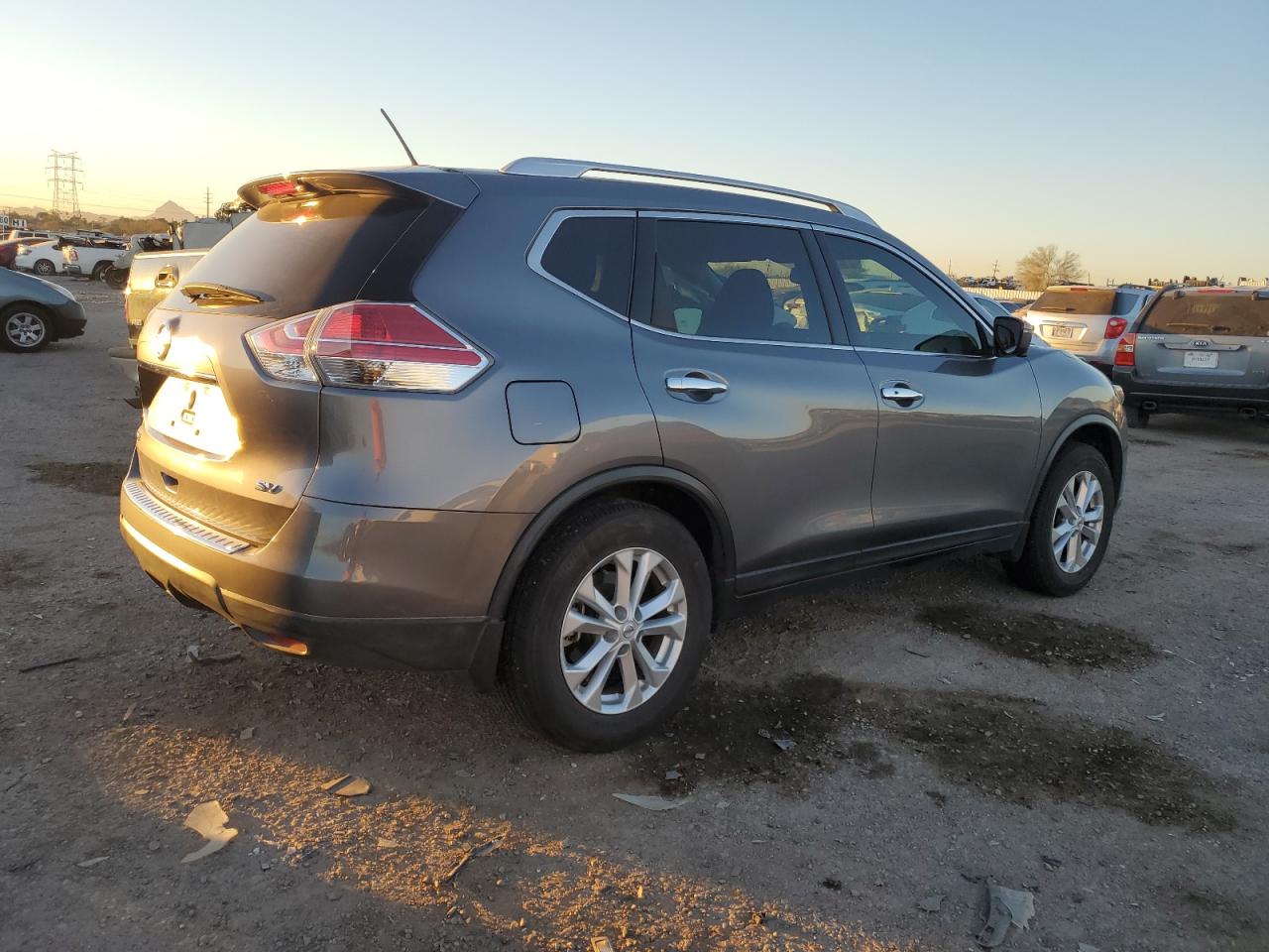 2016 Nissan Rogue VIN KNMAT2MT7GP728976 Copart auction photo, all over damage thumbnail 3