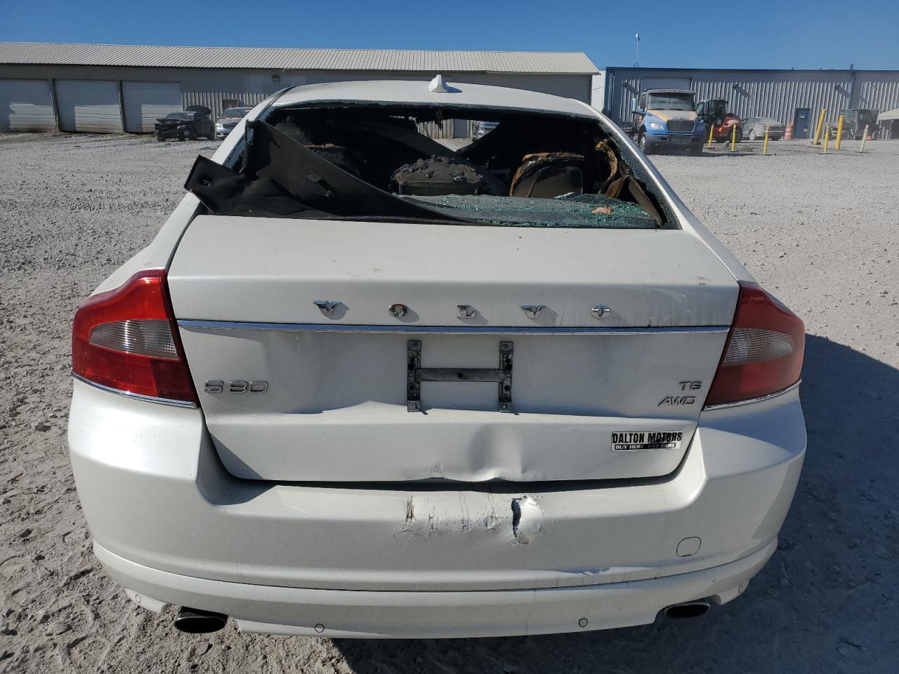2009 Volvo S80 VIN YV1AR992591101071 Copart auction photo, burn damage thumbnail 6