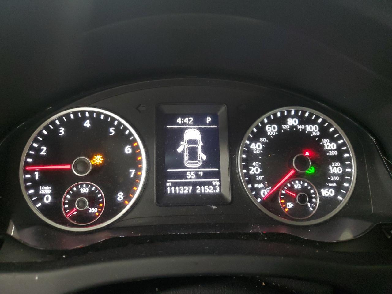2016 Volkswagen Tiguan VIN WVGBV7AX1GW523111 Copart auction photo, rear end damage thumbnail 9