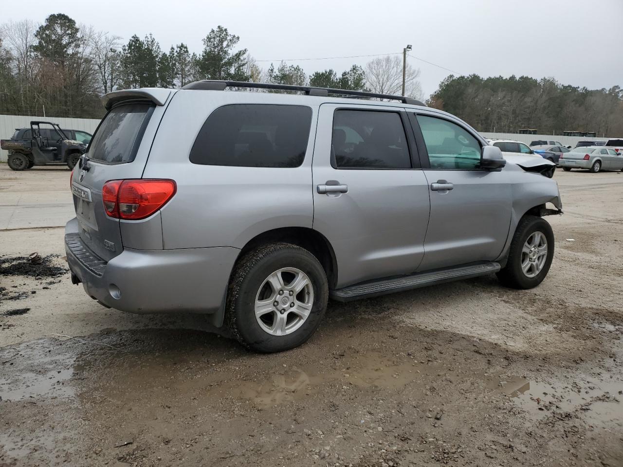 2012 Toyota Sequoia VIN 5TDBY5G17CS072926 Copart auction photo, front end damage thumbnail 3