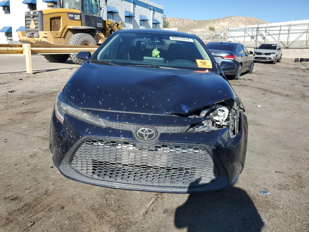 2021 Toyota Corolla VIN 5YFEPMAE1MP246991 Copart auction photo, front end / side damage thumbnail 5