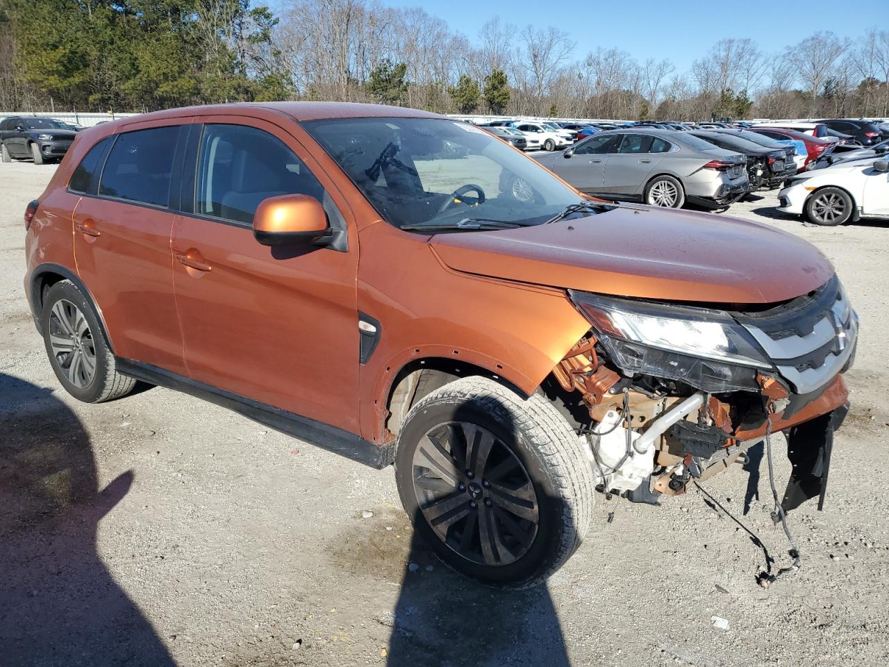 2021 Mitsubishi Outlander VIN JA4APUAU9MU011001 Copart auction photo, front end damage thumbnail 4