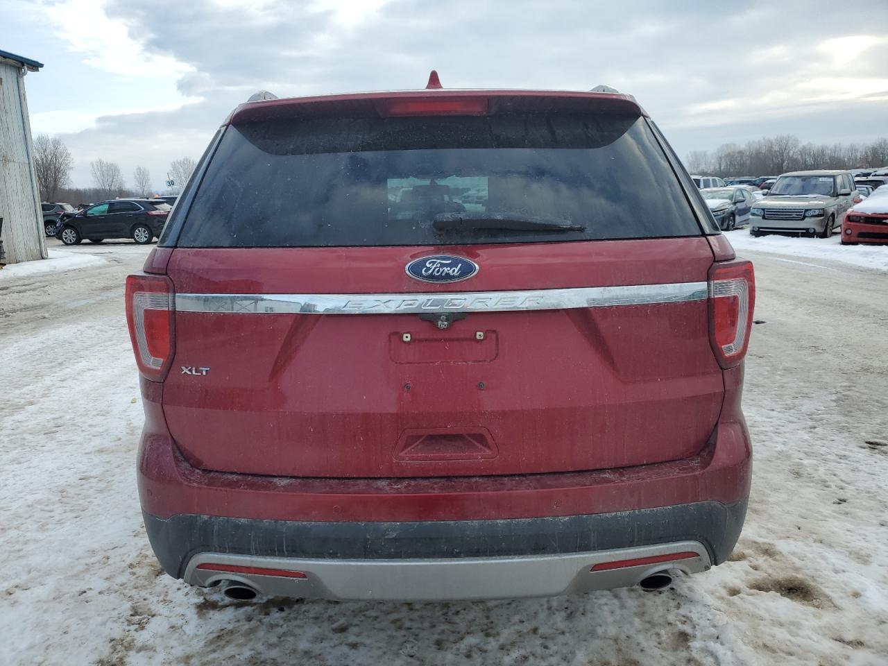 2017 Ford Explorer VIN 1FM5K7D88HGE21763 Copart auction photo, front end / side damage thumbnail 6