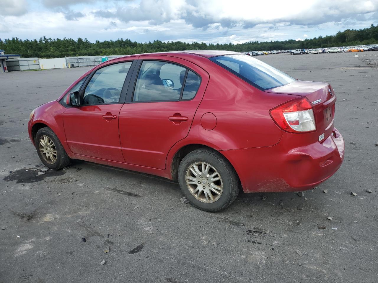2012 Suzuki SX4 VIN JS2YC5A34C6300079 Copart auction photo, rear end / side damage thumbnail 2