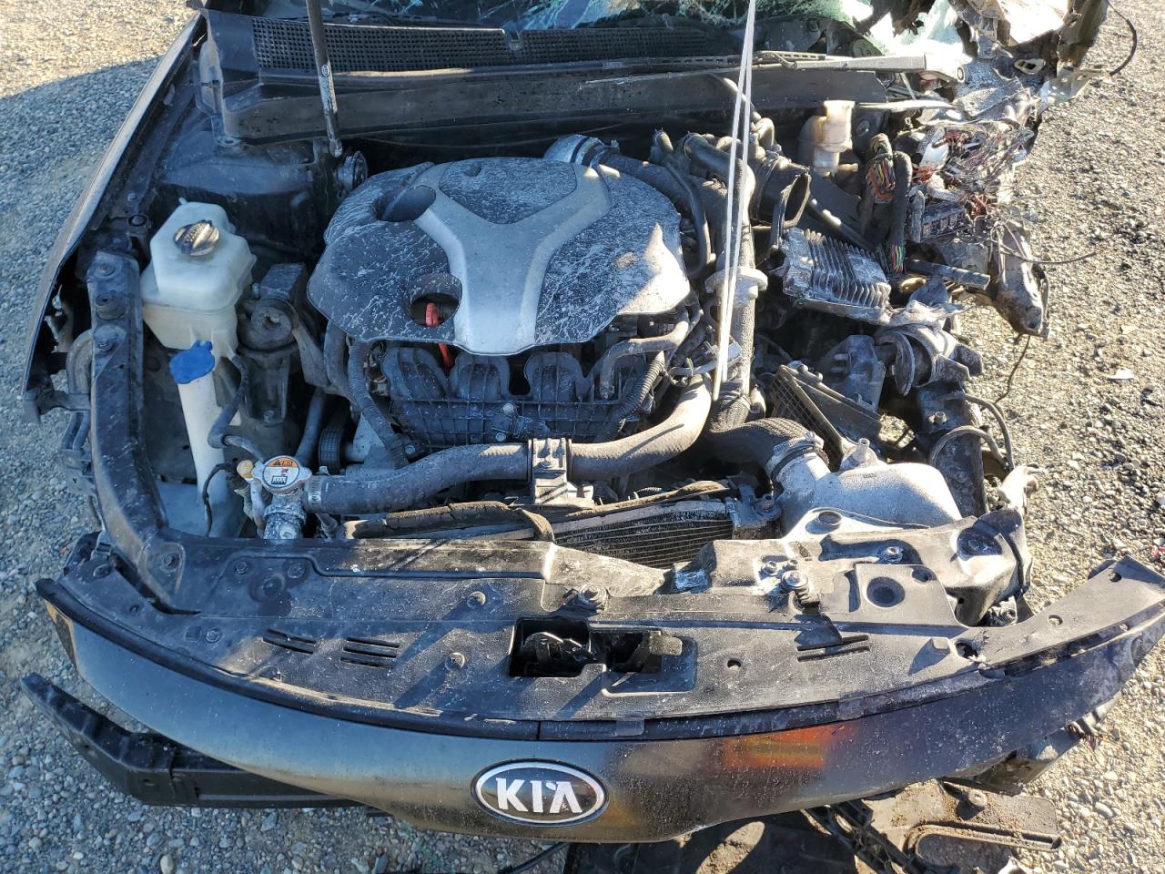 2013 KIA Optima VIN 5XXGR4A65DG139432 Copart auction photo, all over damage thumbnail 12