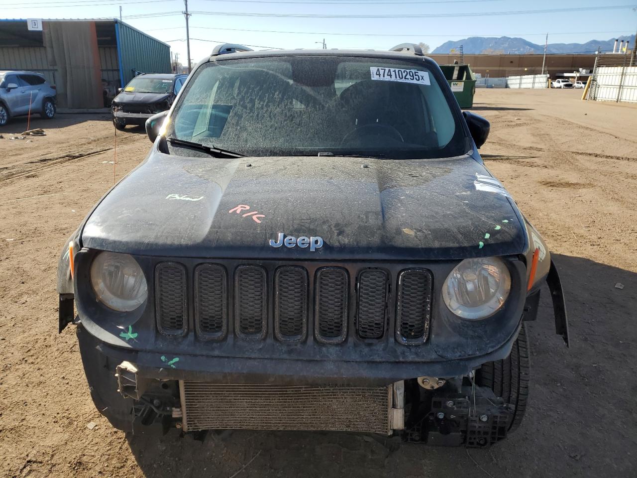 2017 Jeep Renegade VIN ZACCJBBB8HPG30021 Copart auction photo, front end / rear end damage thumbnail 5