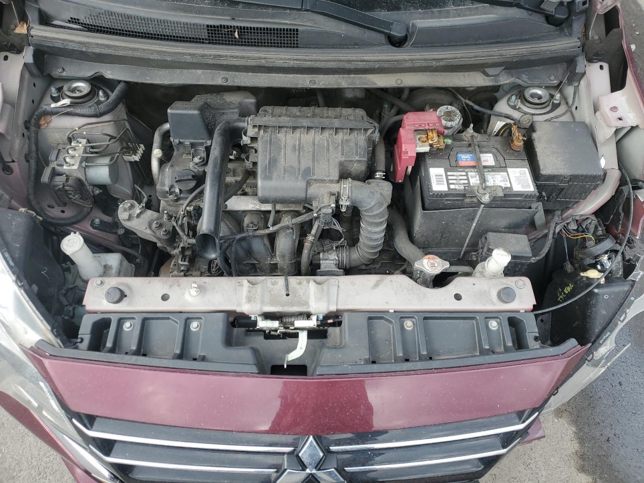 2021 Mitsubishi Mirage VIN ML32FUFJXMHF06902 Copart auction photo, front end damage thumbnail 11