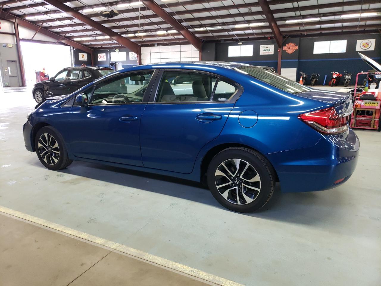 2013 Honda Civic VIN 2HGFB2F87DH548786 Copart auction photo, front end / minor dent/scratches damage thumbnail 2