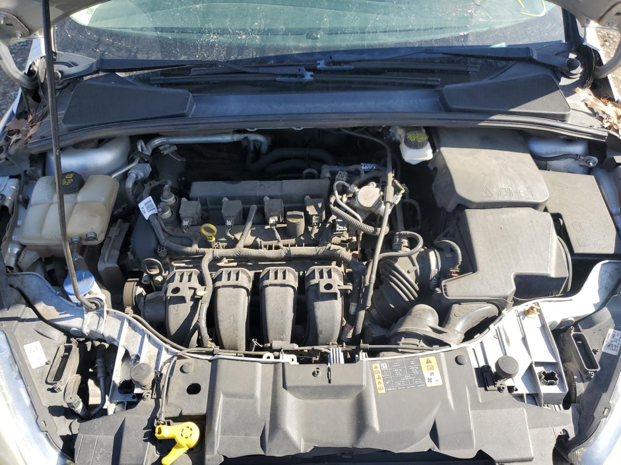 2018 Ford Focus VIN 1FADP3J21JL293878 Copart auction photo, rear end / front end damage thumbnail 12