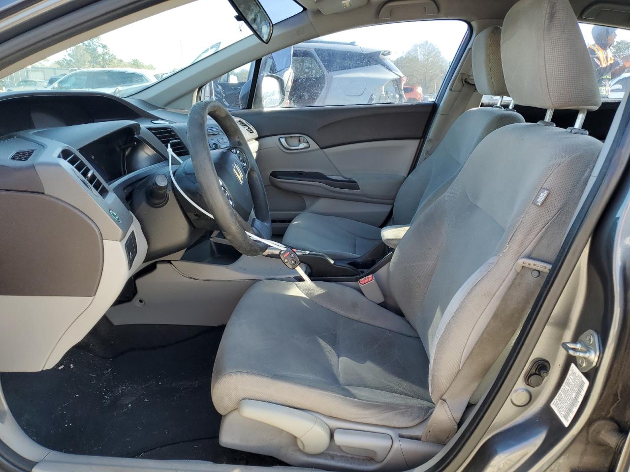 2012 Honda Civic VIN 19XFB2F59CE313028 Copart auction photo, rear end / front end damage thumbnail 7