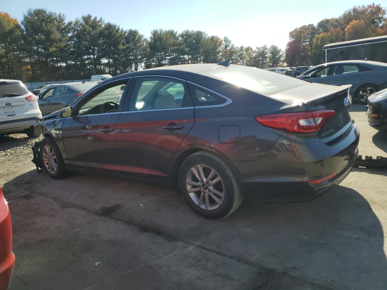 2016 Hyundai Sonata VIN 5NPE24AF9GH394606 Copart auction photo, front end damage thumbnail 2