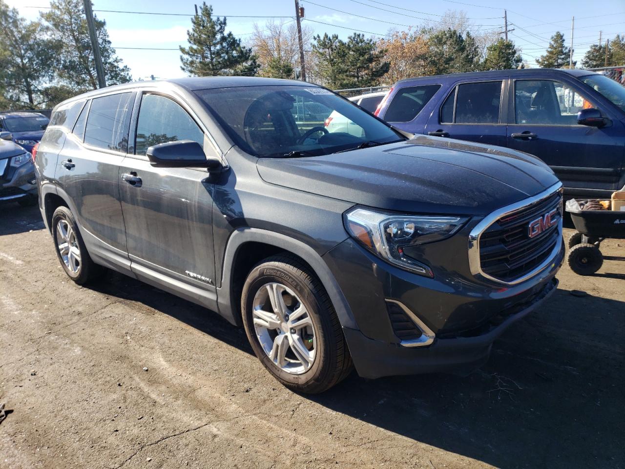 2018 GMC Terrain VIN 3GKALMEV2JL159800 Copart auction photo, undercarriage / front end damage thumbnail 4