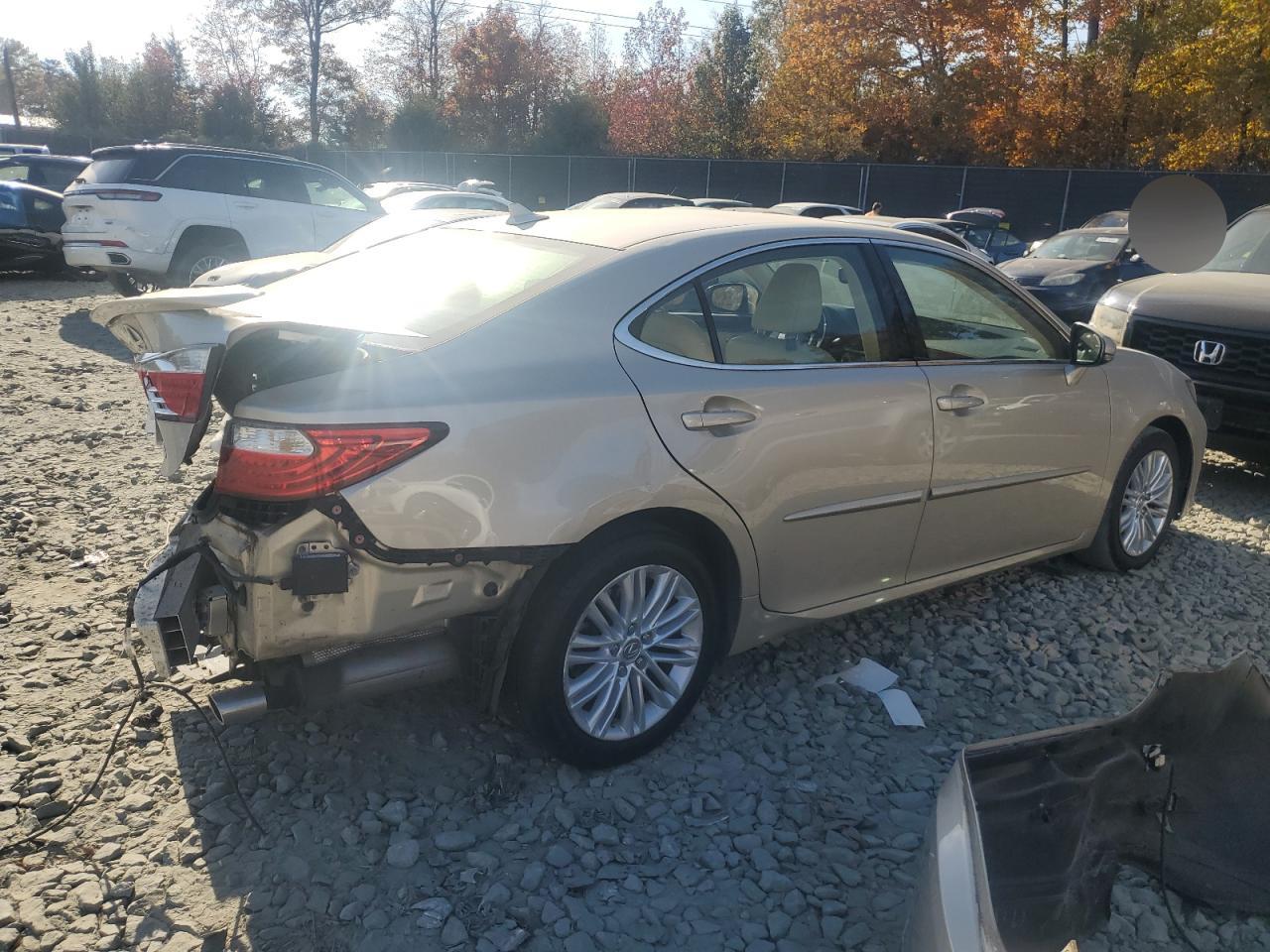 2014 Lexus ES VIN JTHBK1GG8E2100630 Copart auction photo, rear end damage thumbnail 3