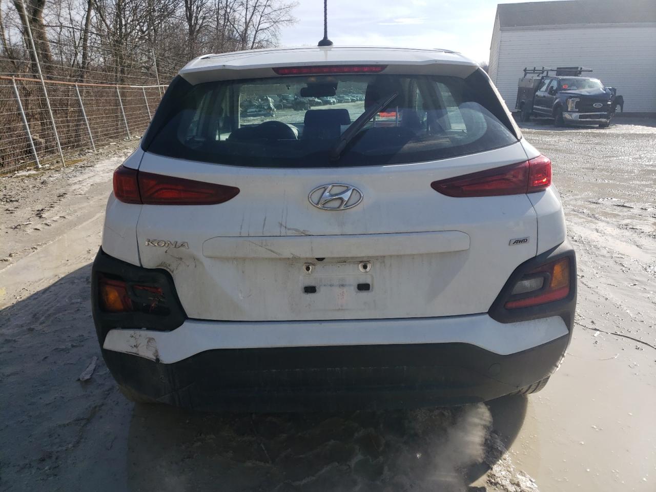 2021 Hyundai Kona VIN KM8K1CAA8MU644693 Copart auction photo, front end / rear end damage thumbnail 6
