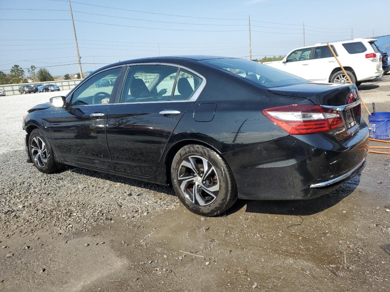 2017 Honda Accord VIN 1HGCR2F36HA053583 Copart auction photo, front end / side damage thumbnail 2