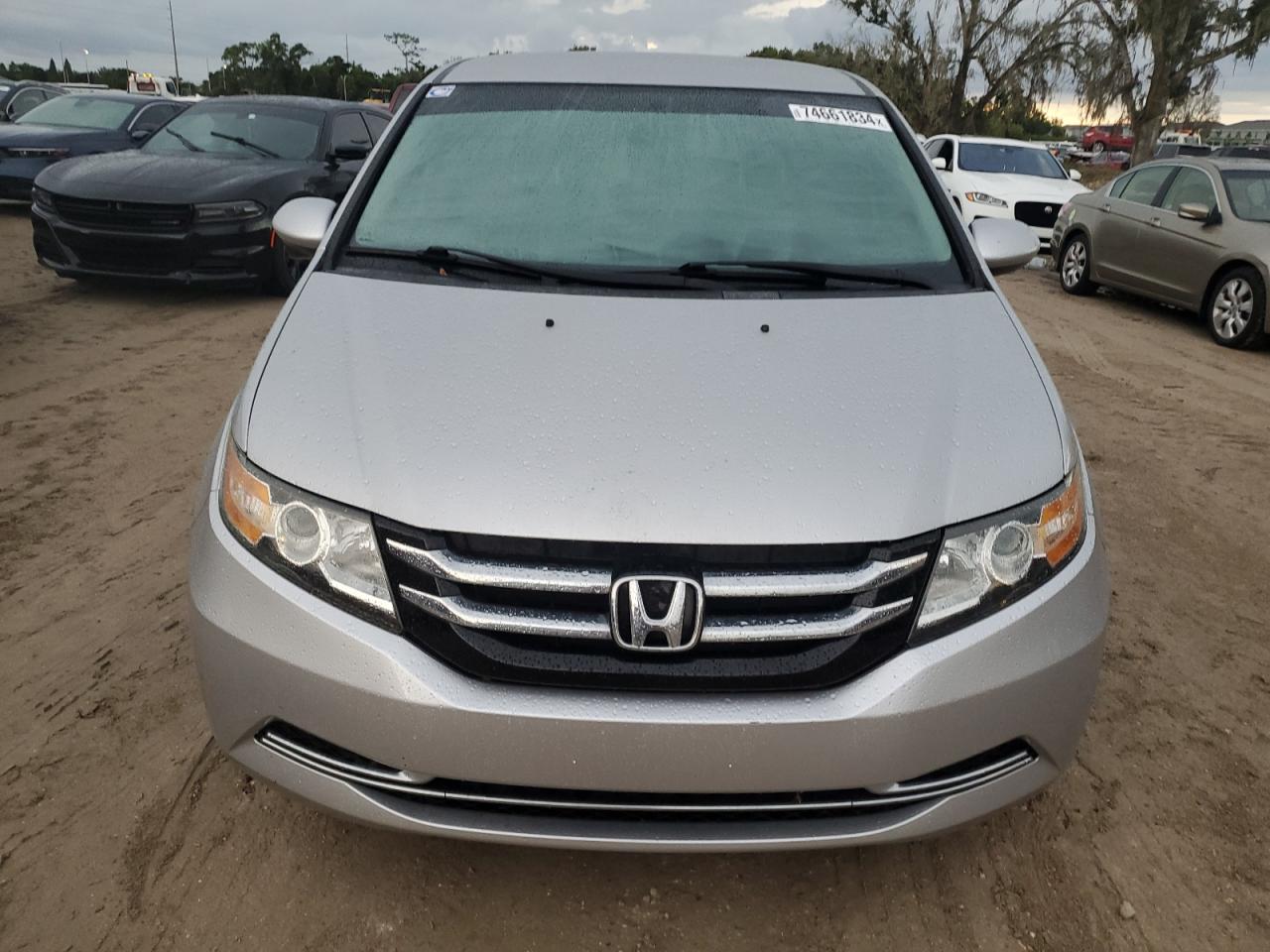 2014 Honda Odyssey VIN 5FNRL5H41EB059473 Copart auction photo, water/flood damage thumbnail 5
