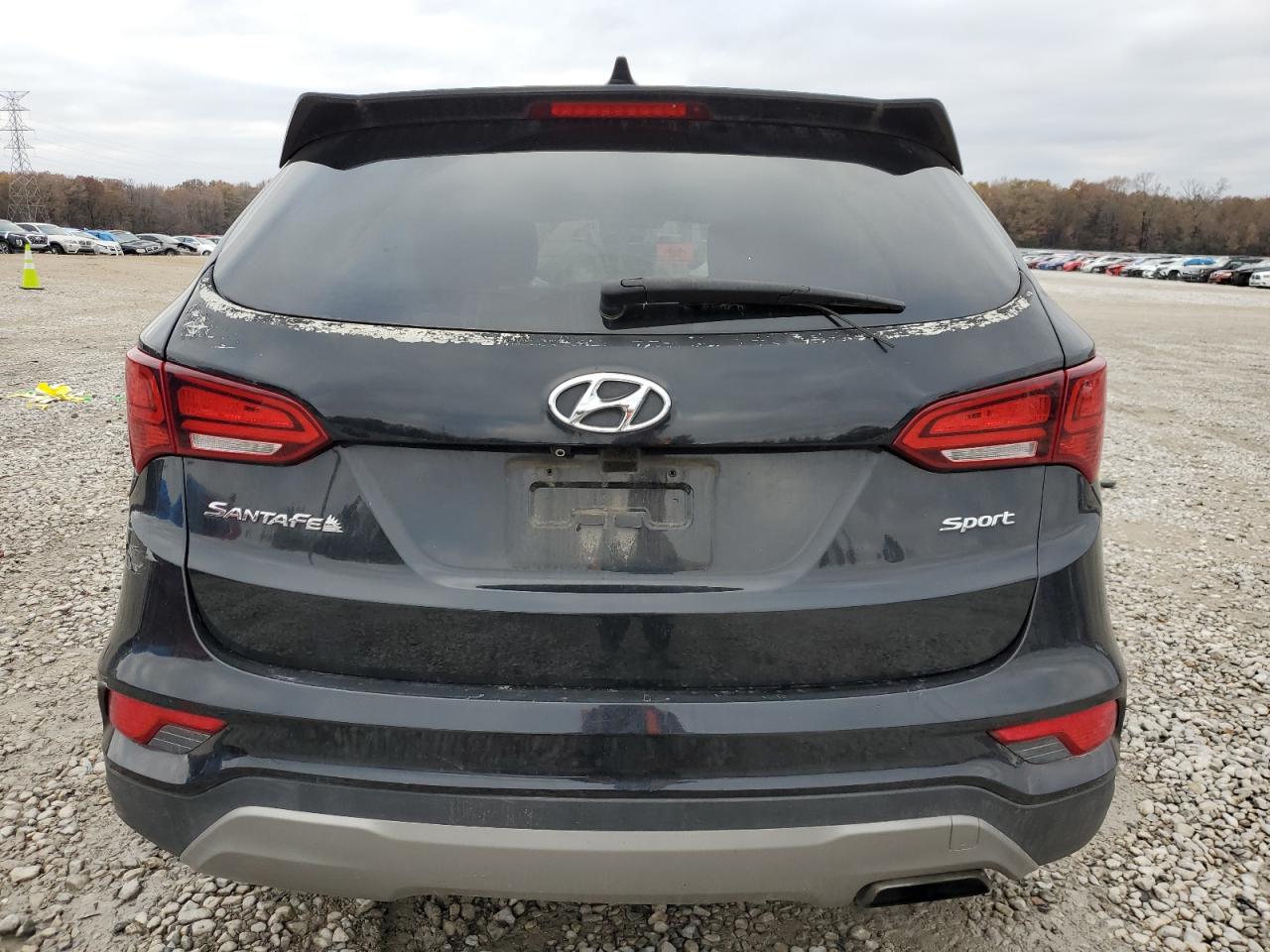 2017 Hyundai Santa Fe VIN 5XYZT3LB3HG382043 Copart auction photo, side / front end damage thumbnail 6