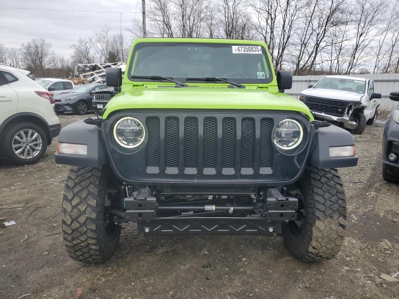 2021 Jeep Wrangler VIN 1C4HJXDN5MW787805 Copart auction photo, rear end damage thumbnail 5