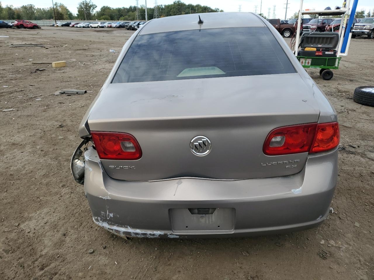 2006 Buick Lucerne VIN 1G4HP572X6U178028 Copart auction photo, side / rear end damage thumbnail 6