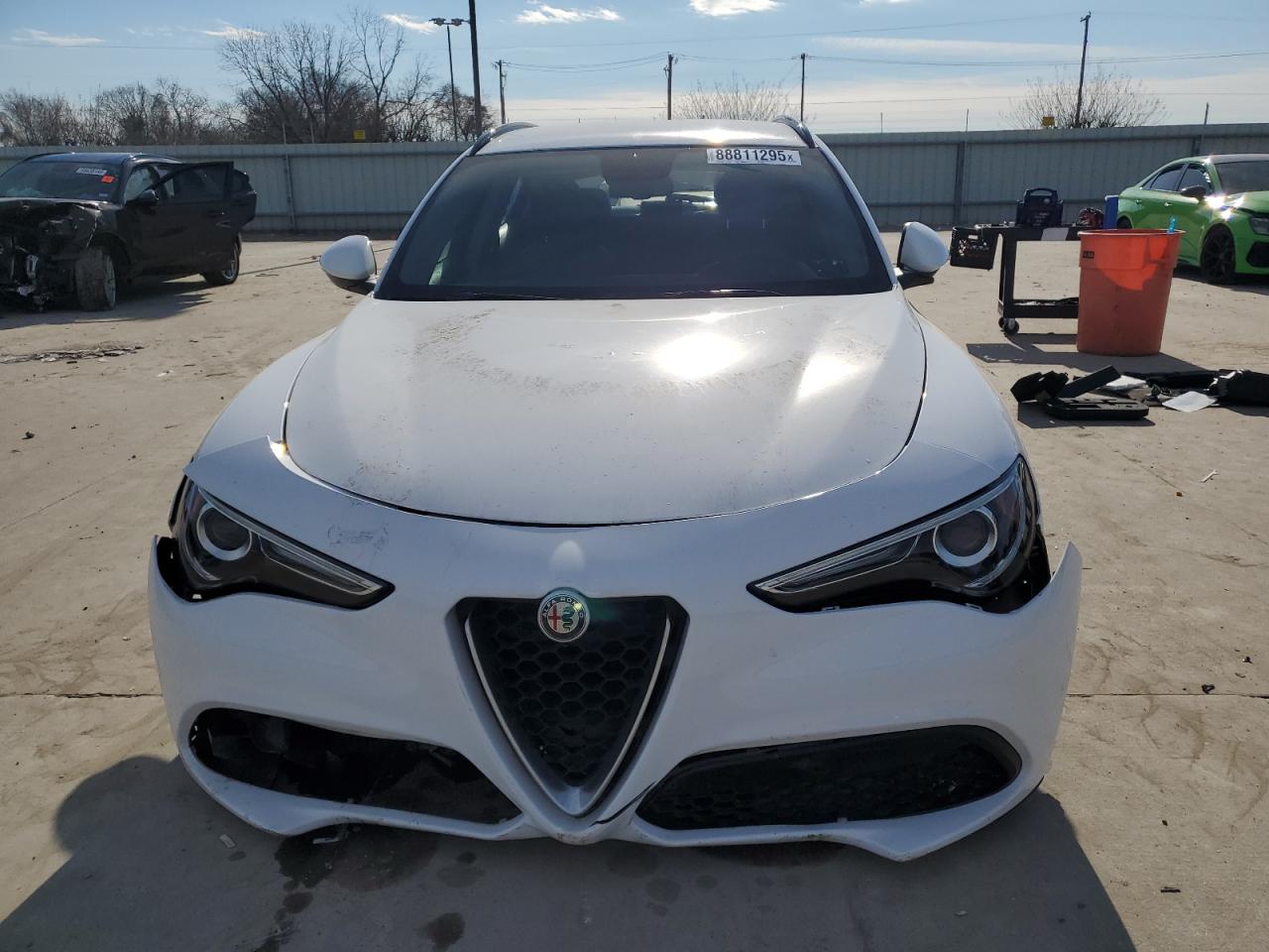 2019 Alfa Romeo Stelvio VIN ZASPAJAN1K7C36301 Copart auction photo, all over damage thumbnail 5