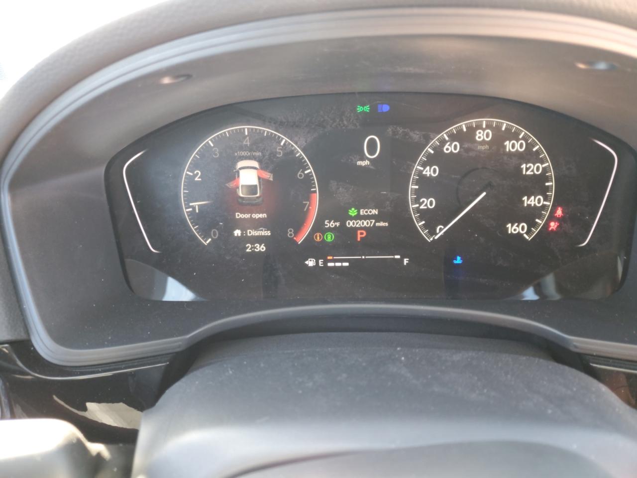 2025 Honda Civic VIN 19XFL2H82SE010045 Copart auction photo, side damage thumbnail 9