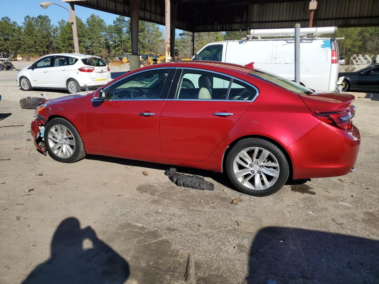 2014 Buick Regal VIN 2G4GN5EX7E9189001 Copart auction photo, front end damage thumbnail 2