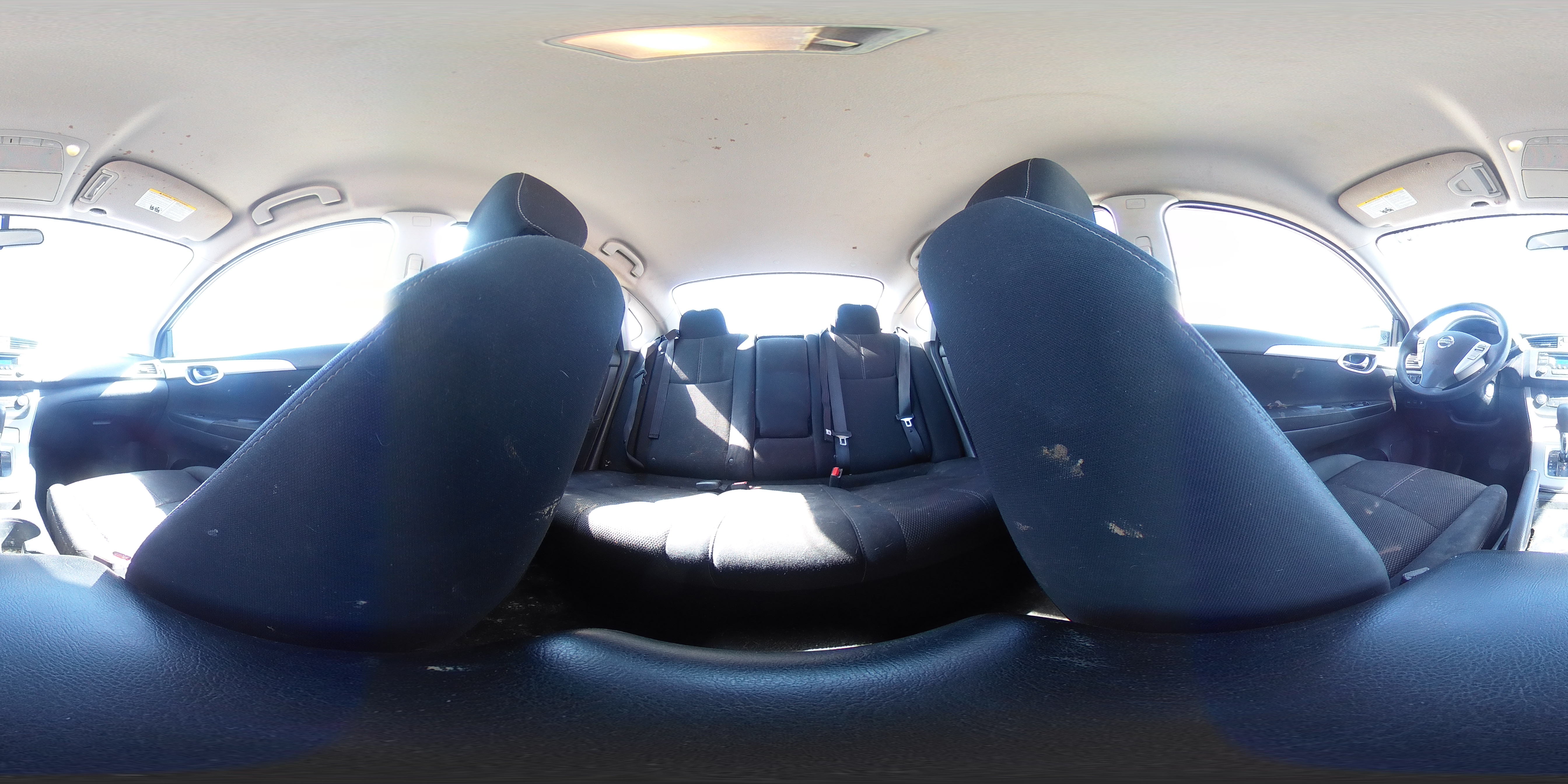 2015 Nissan Sentra VIN 3N1AB7AP1FY346384 Copart auction photo, side / rear end damage thumbnail 14